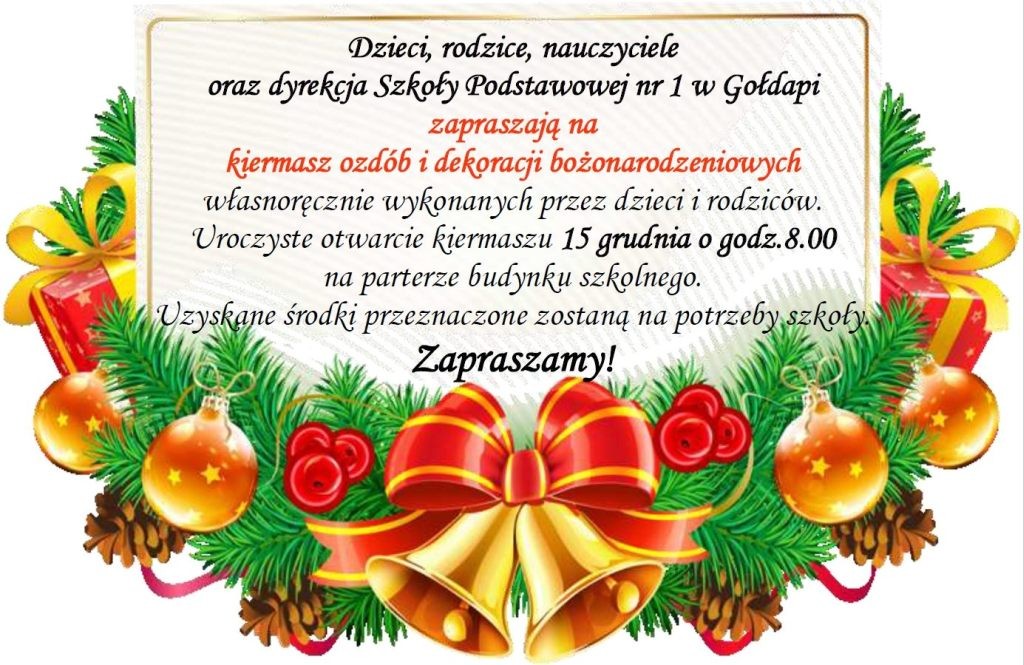 zaproszenie kiermasz